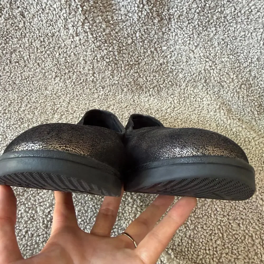Fly London Women's Slip-on Wedge Numa570FLY Graphite EU Size 41 / US Size 10